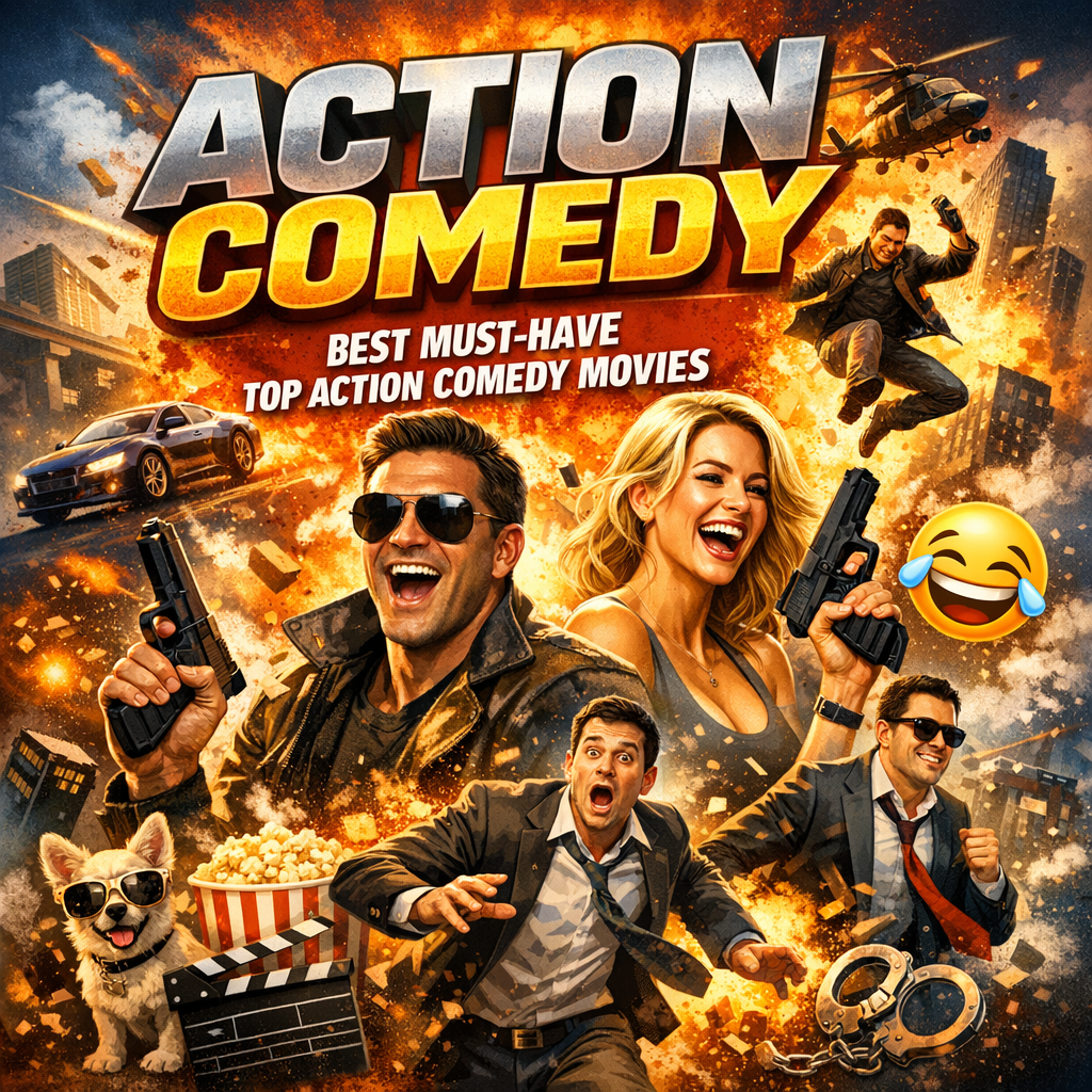 Illustration of Action Comedy: Best Must-Have Top Action Comedy Movies
