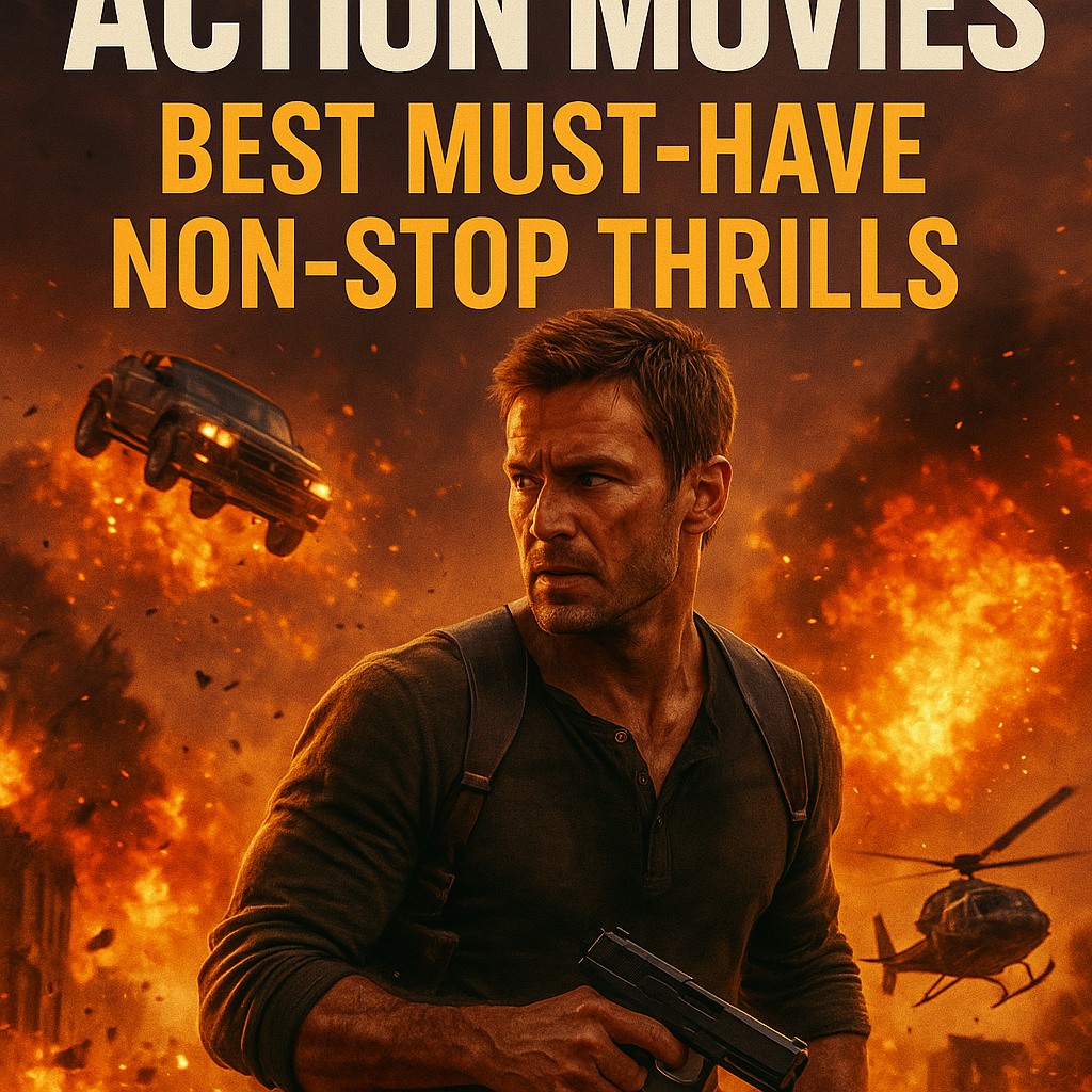 Illustration of Action Movies: Best Must-Have Non Stop Thrills