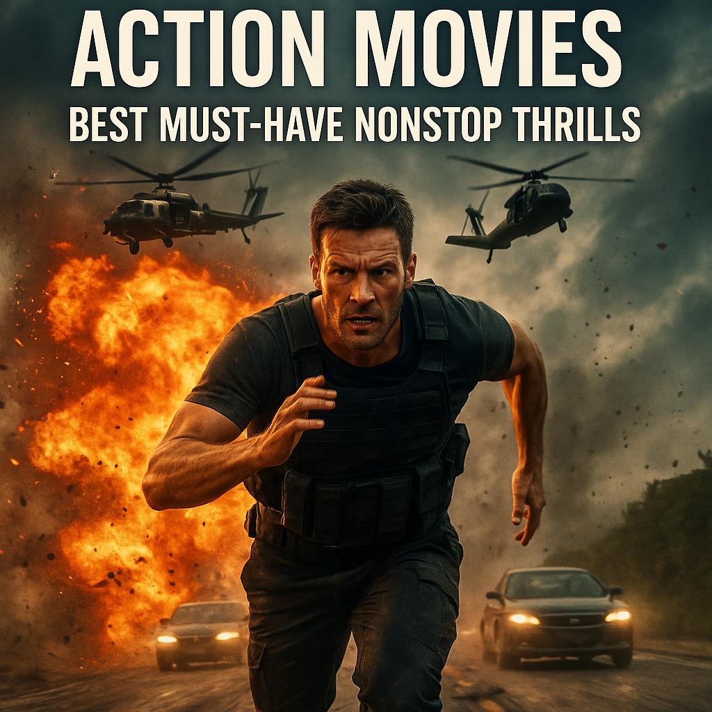 Illustration of Action Movies: Best Must-Have Non Stop Thrills