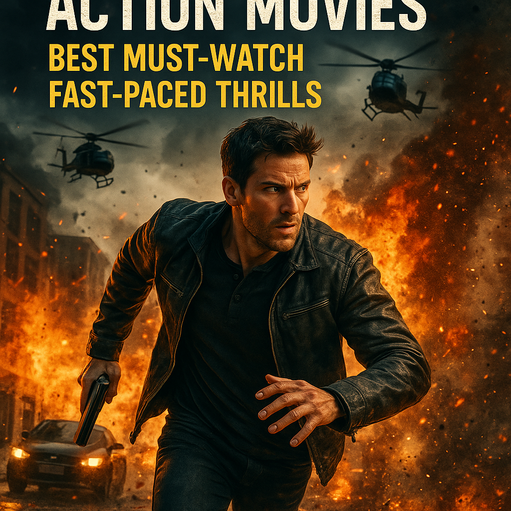 Illustration of Action Movies: Best Must-Watch Fast-Paced Thrills