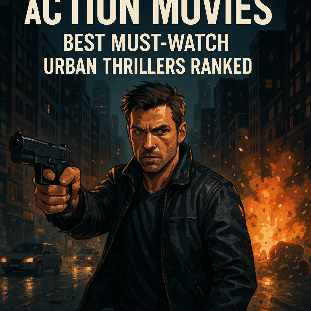 Illustration of Action Movies: Best Must-Watch Urban Thrillers Ranked