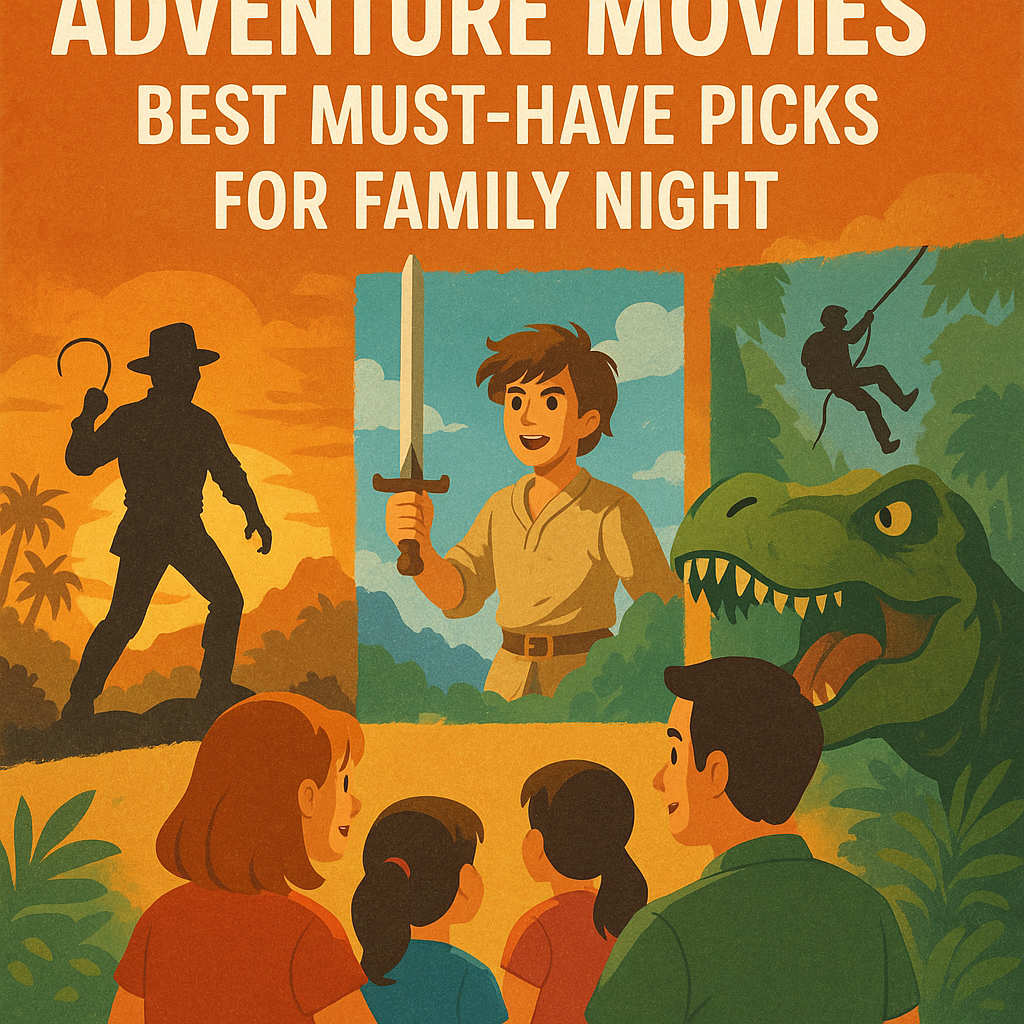 Illustration of Adventure Movies: Best Must-Have Picks for Family Night