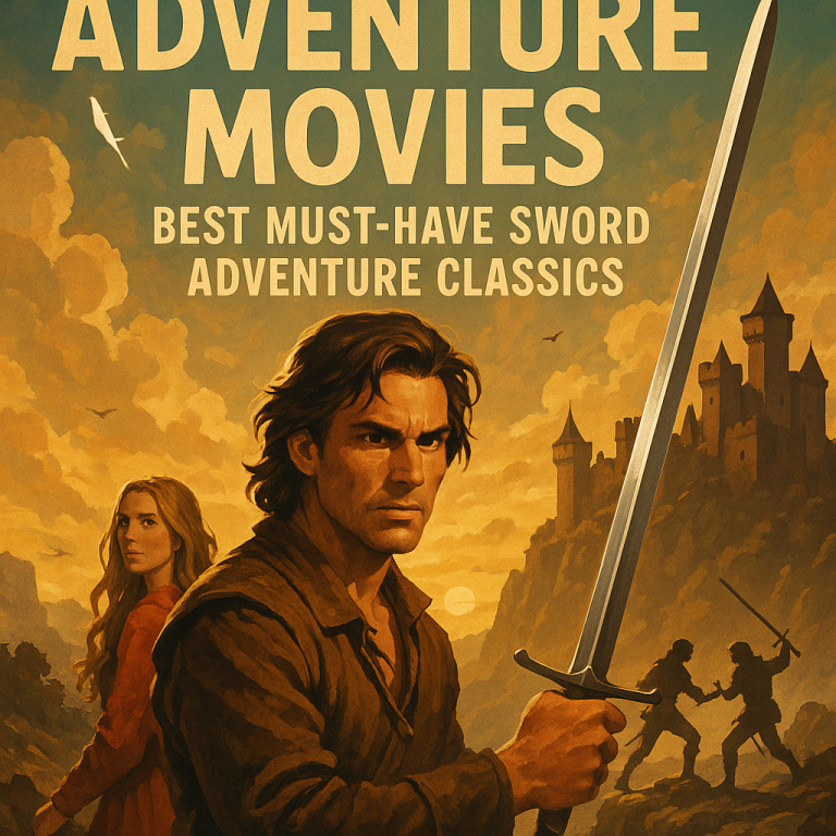 Illustration of Adventure Movies: Best Must-Have Sword Adventure Classics