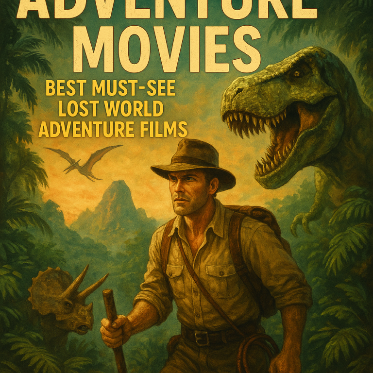 Illustration of Adventure Movies: Best Must-See Lost World Adventure Films