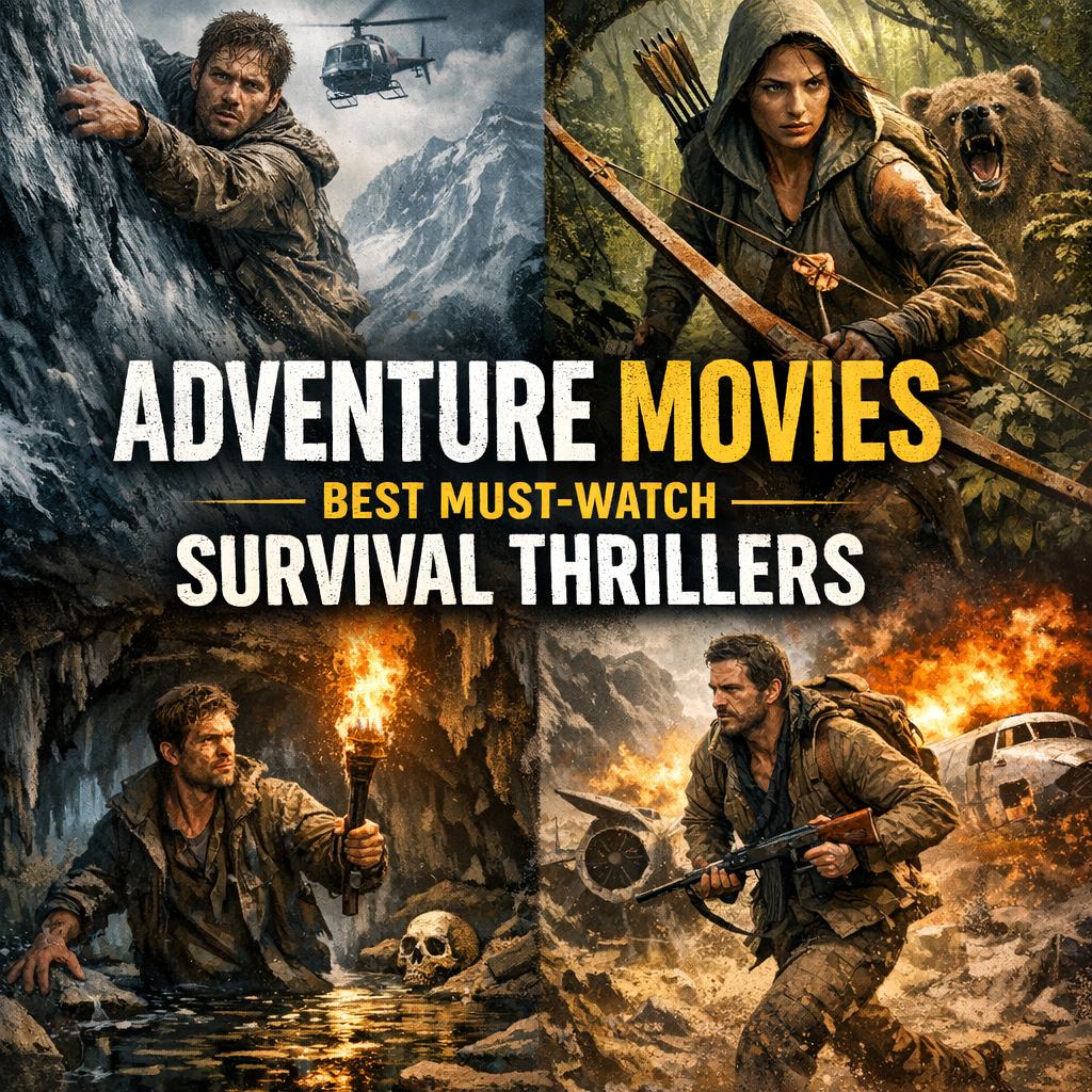 Illustration of Adventure Movies: Best Must-Watch Survival Thrillers