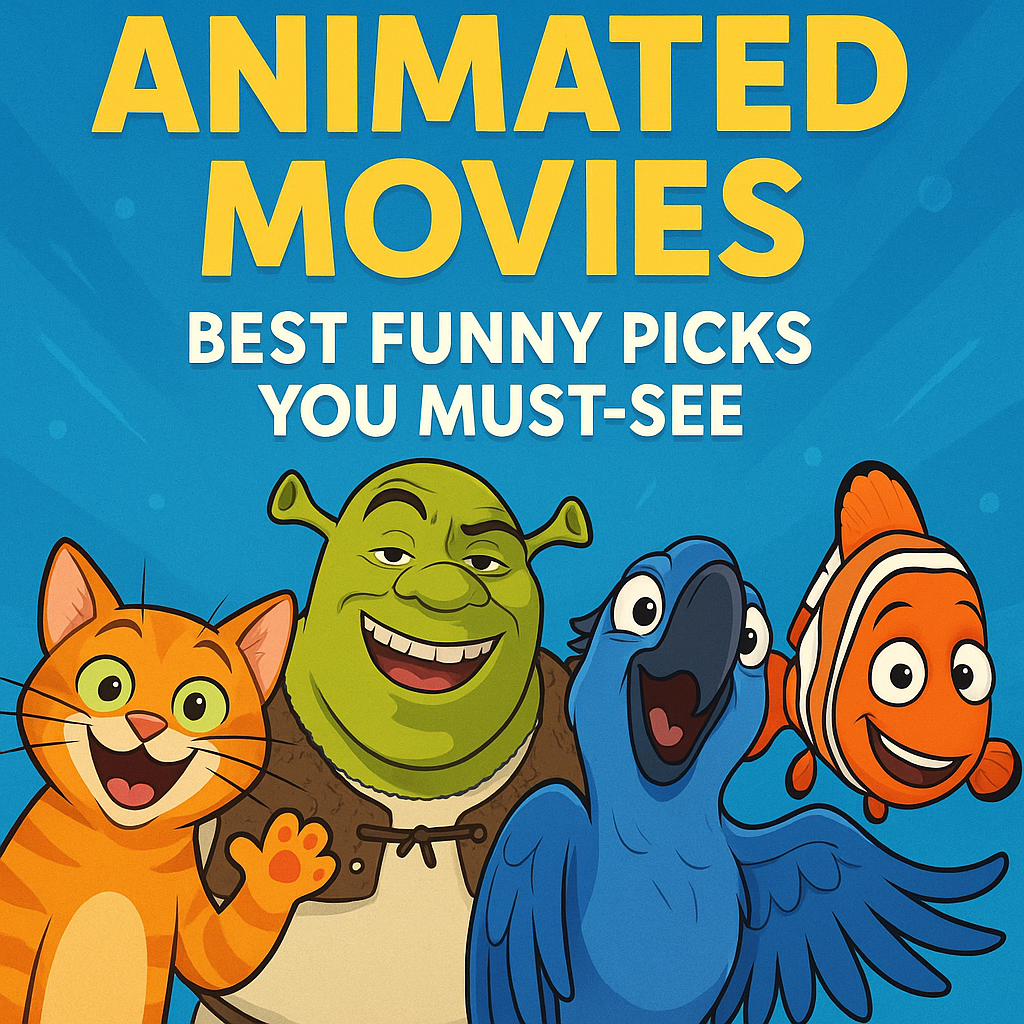 Illustration of Animated Movies: Best Funny Picks You Must-Have Seen