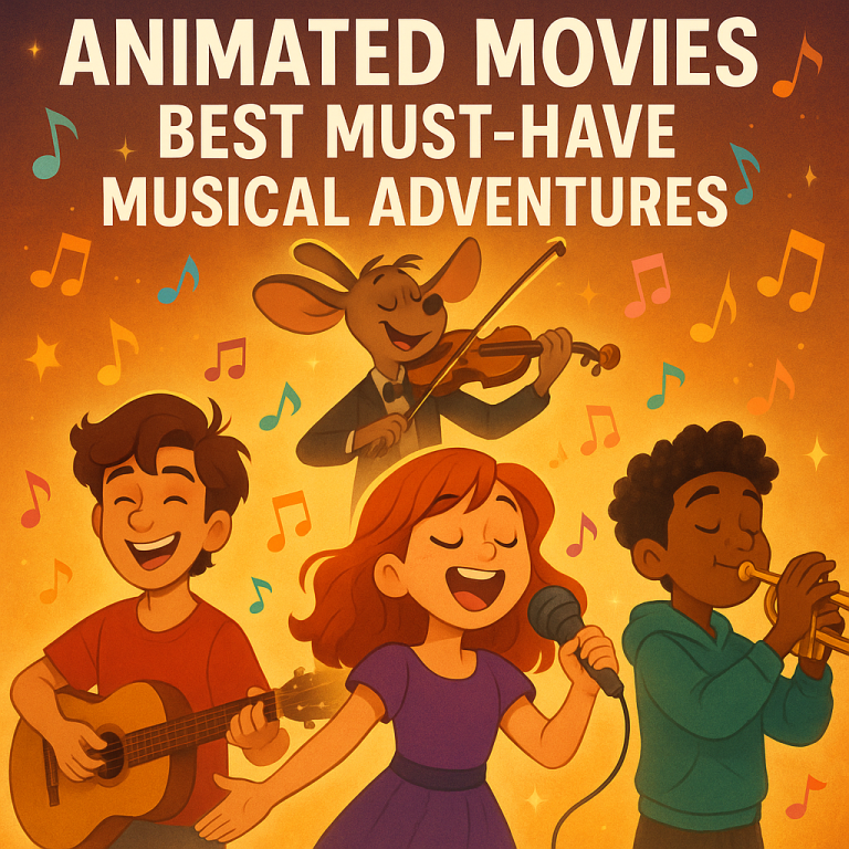 Illustration of Animated Movies: Best Must-Have Musical Adventures