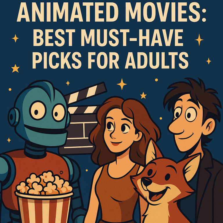 Illustration of Animated Movies: Best Must-Have Picks for Adults