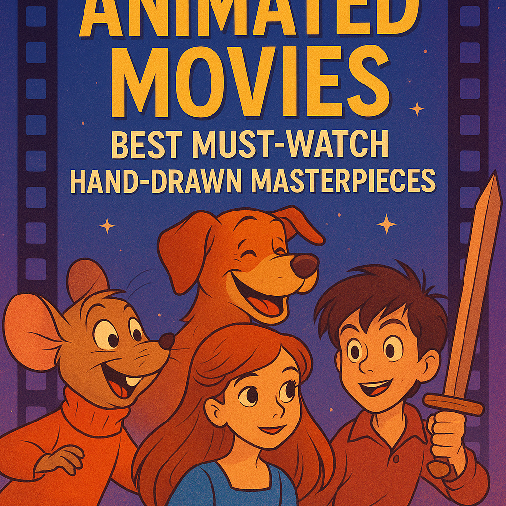 Illustration of Animated Movies: Best Must-Watch Hand-Drawn Masterpieces
