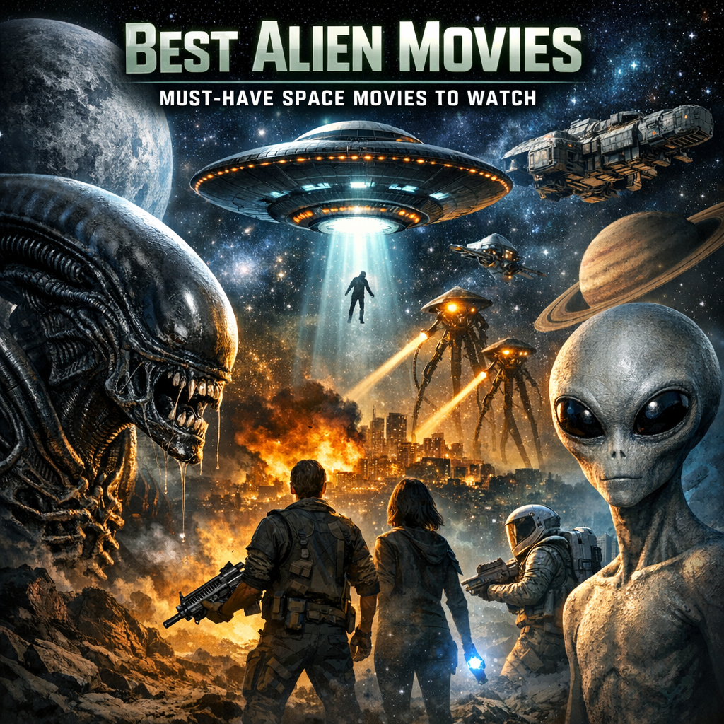 Illustration of Best Alien Movies: Must-Have Space Movies to Watch