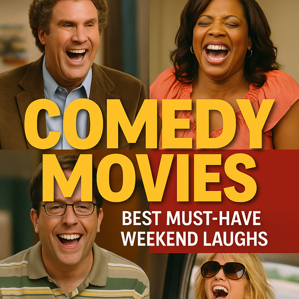 Illustration of Comedy Movies: Best Must-Have Weekend Laughs
