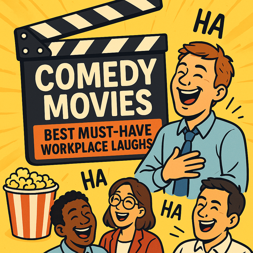 Illustration of Comedy Movies: Best Must-Have Workplace Laughs