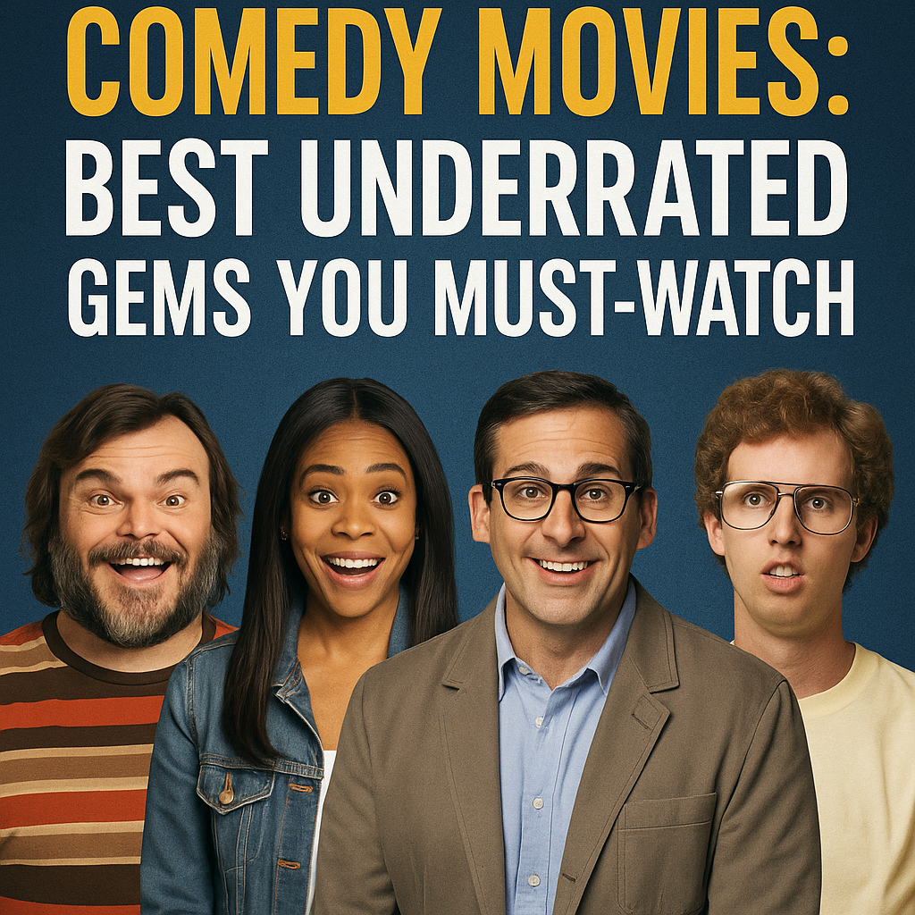 Illustration of Comedy Movies: Best Underrated Gems You Must-Watch