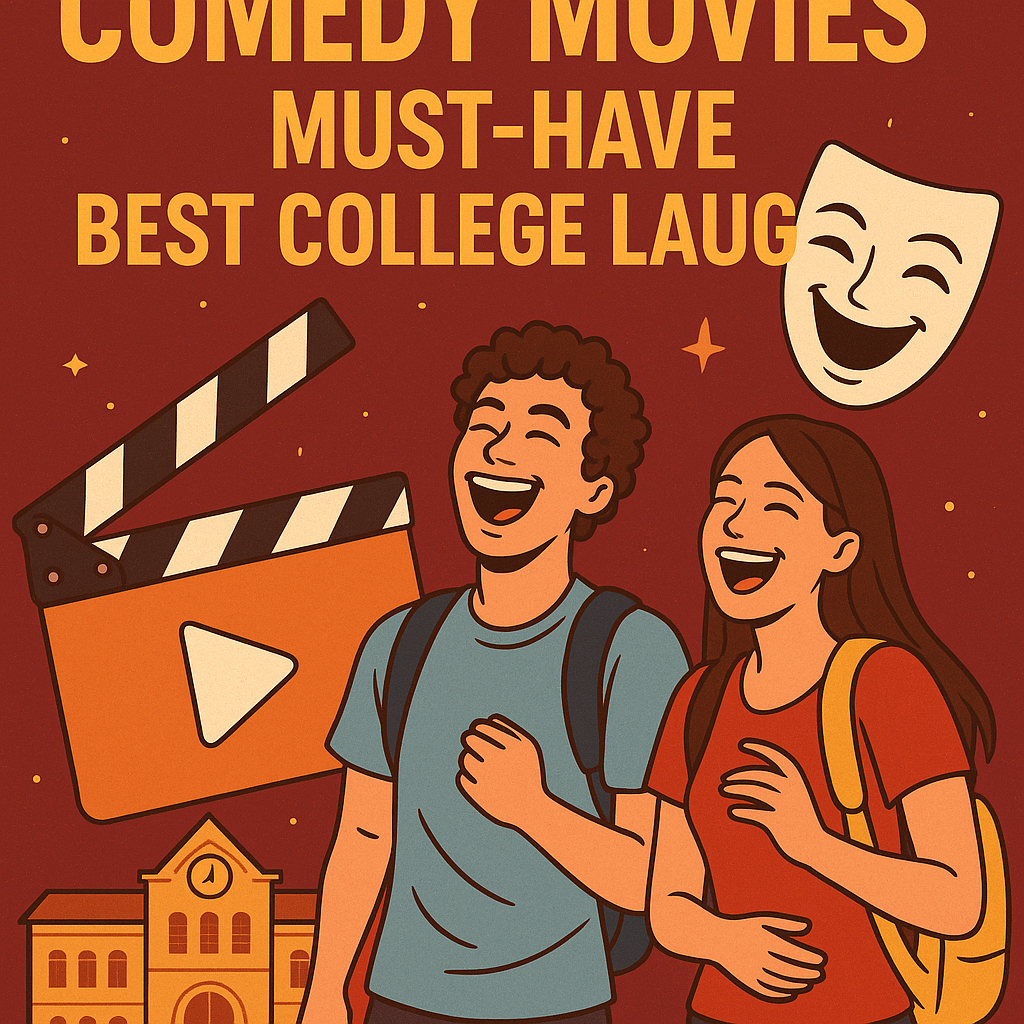 Illustration of Comedy Movies: Must-Have Best College Laughs