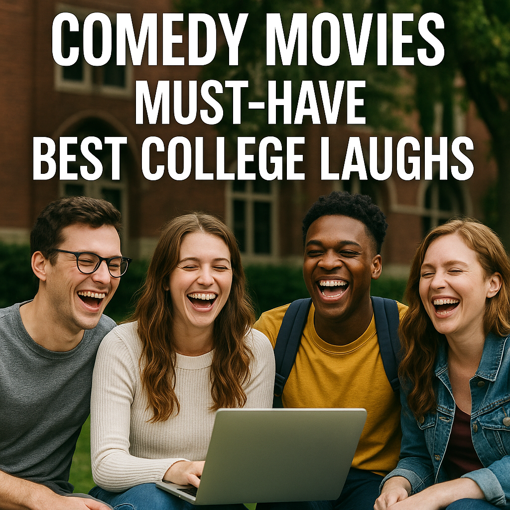 Illustration of Comedy Movies: Must-Have Best College Laughs