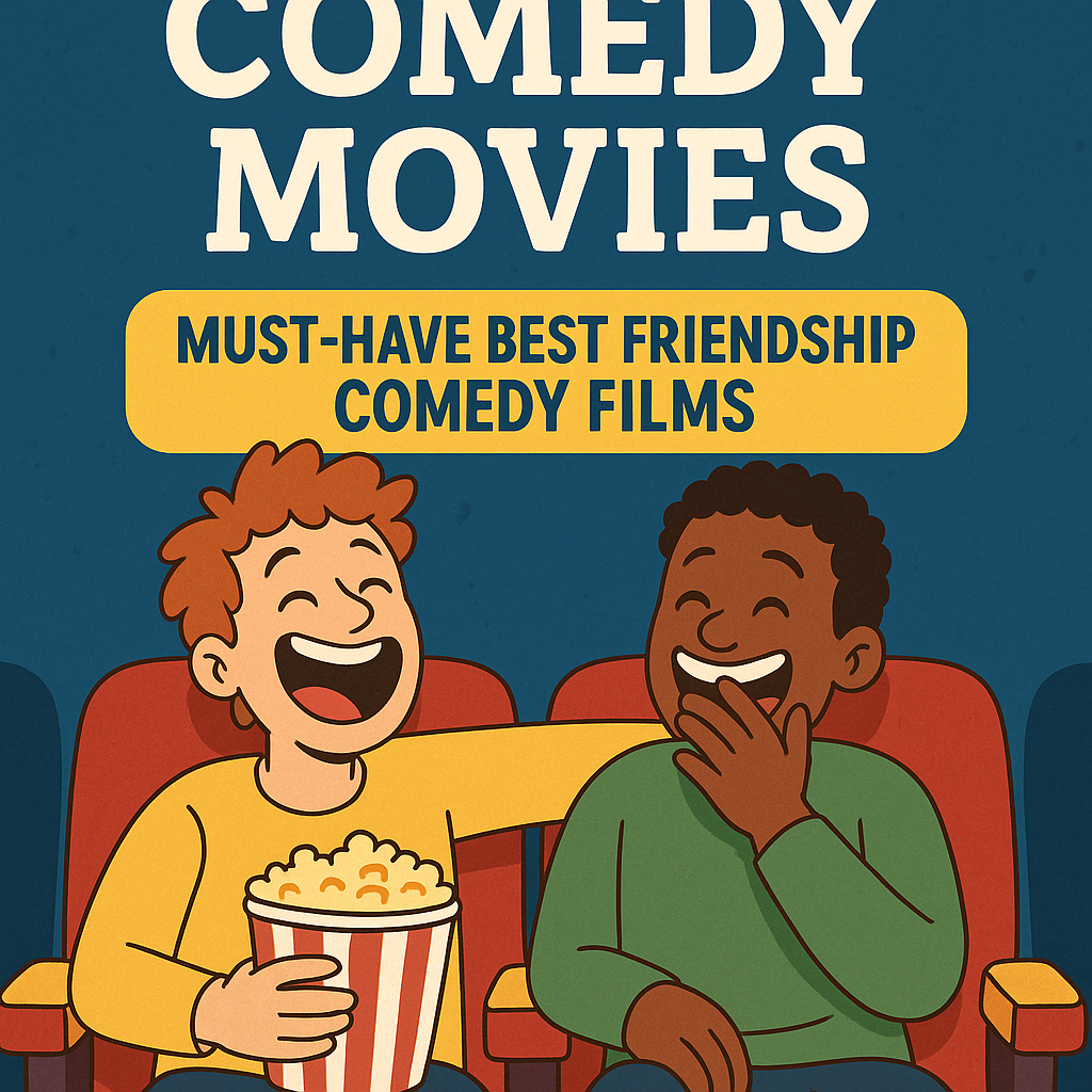 Illustration of Comedy Movies: Must-Have Best Friendship Comedy Films
