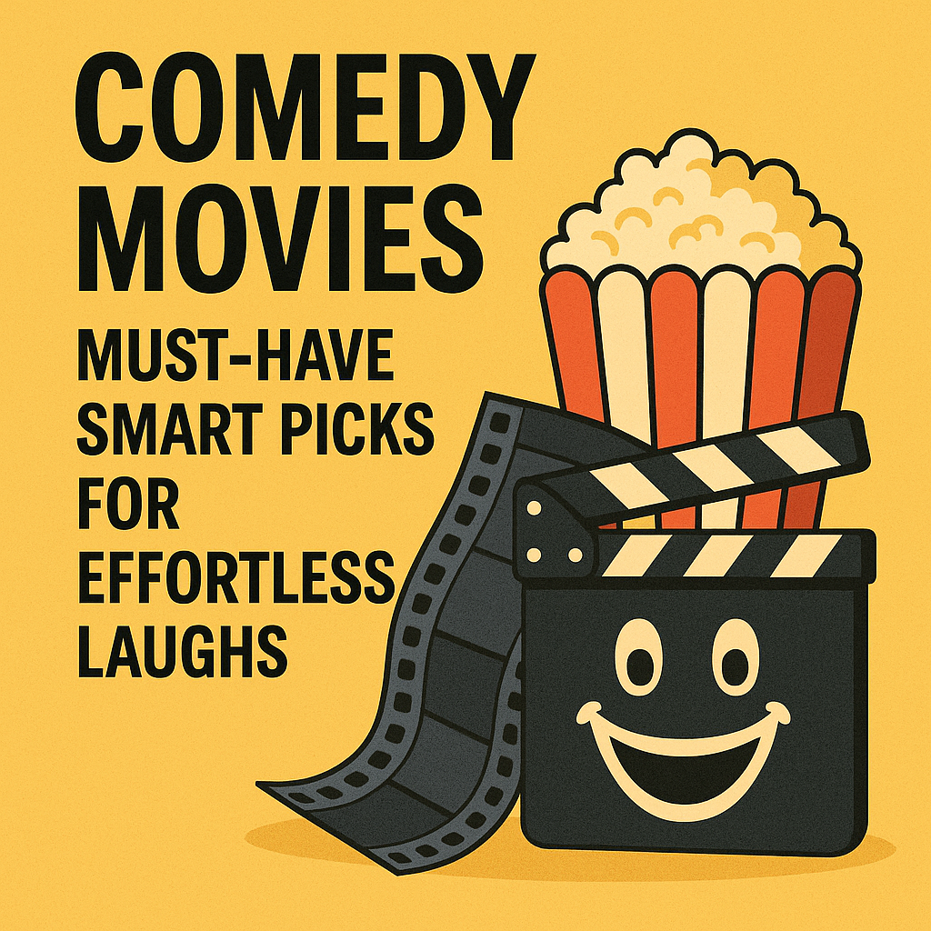 Illustration of Comedy Movies: Must-Have Smart Picks for Effortless Laughs