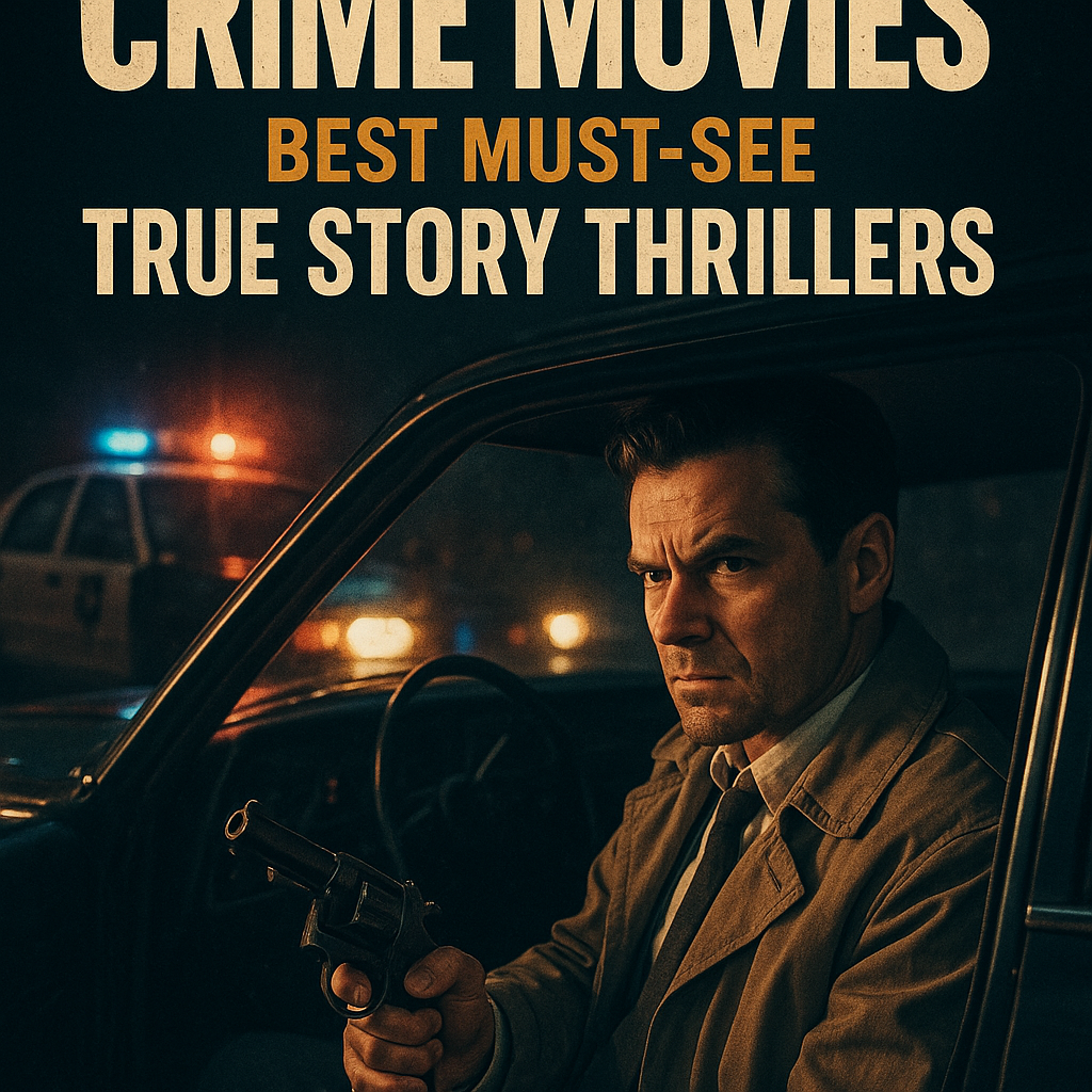 Illustration of Crime Movies: Best Must-Have True Story Thrillers