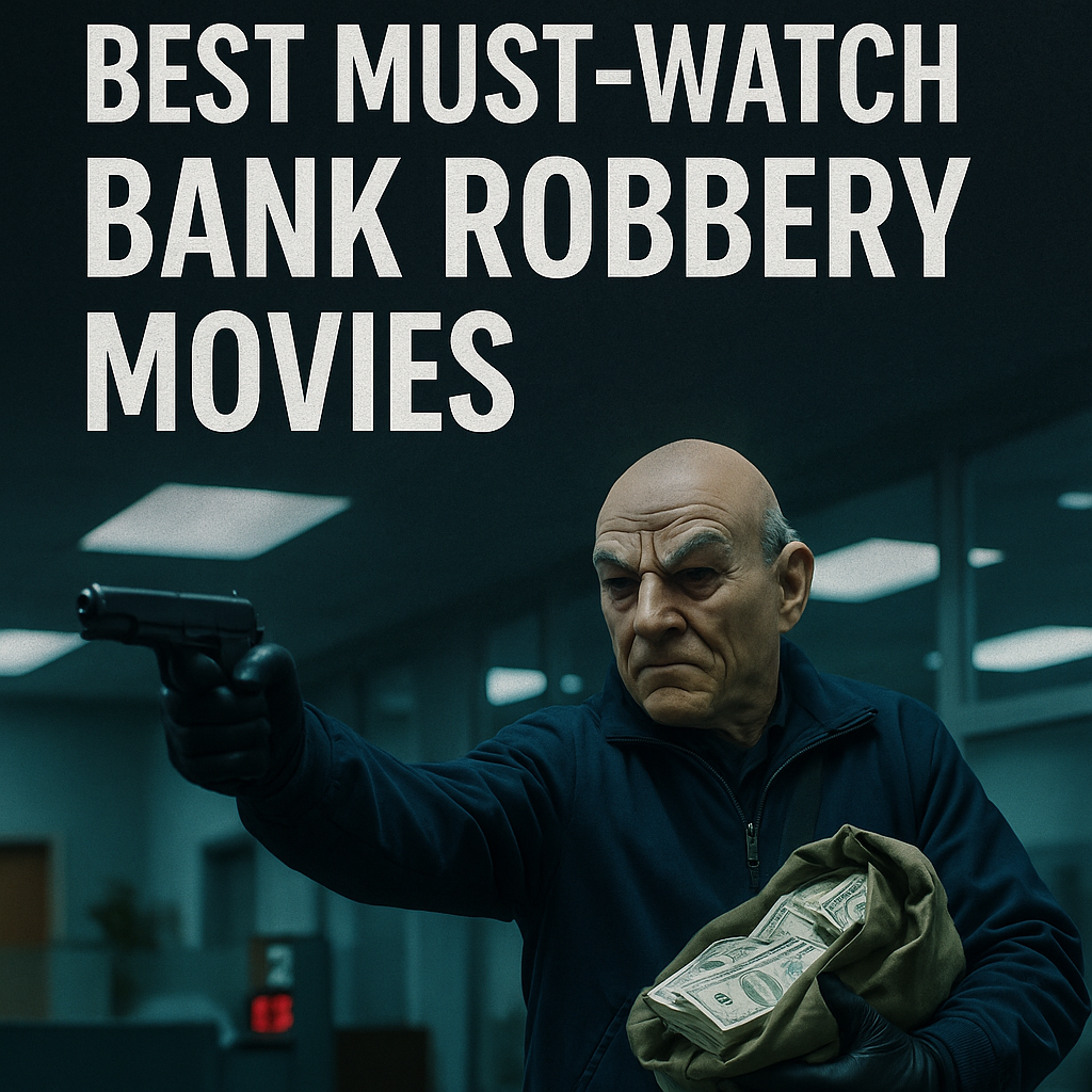 Illustration of Crime Movies: Best Must-Watch Bank Robbery Movies