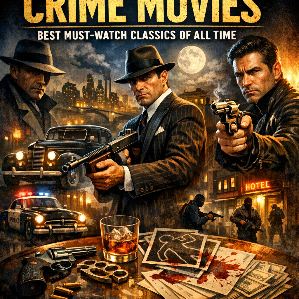 Illustration of Crime Movies: Best Must-Watch Classics of All Time