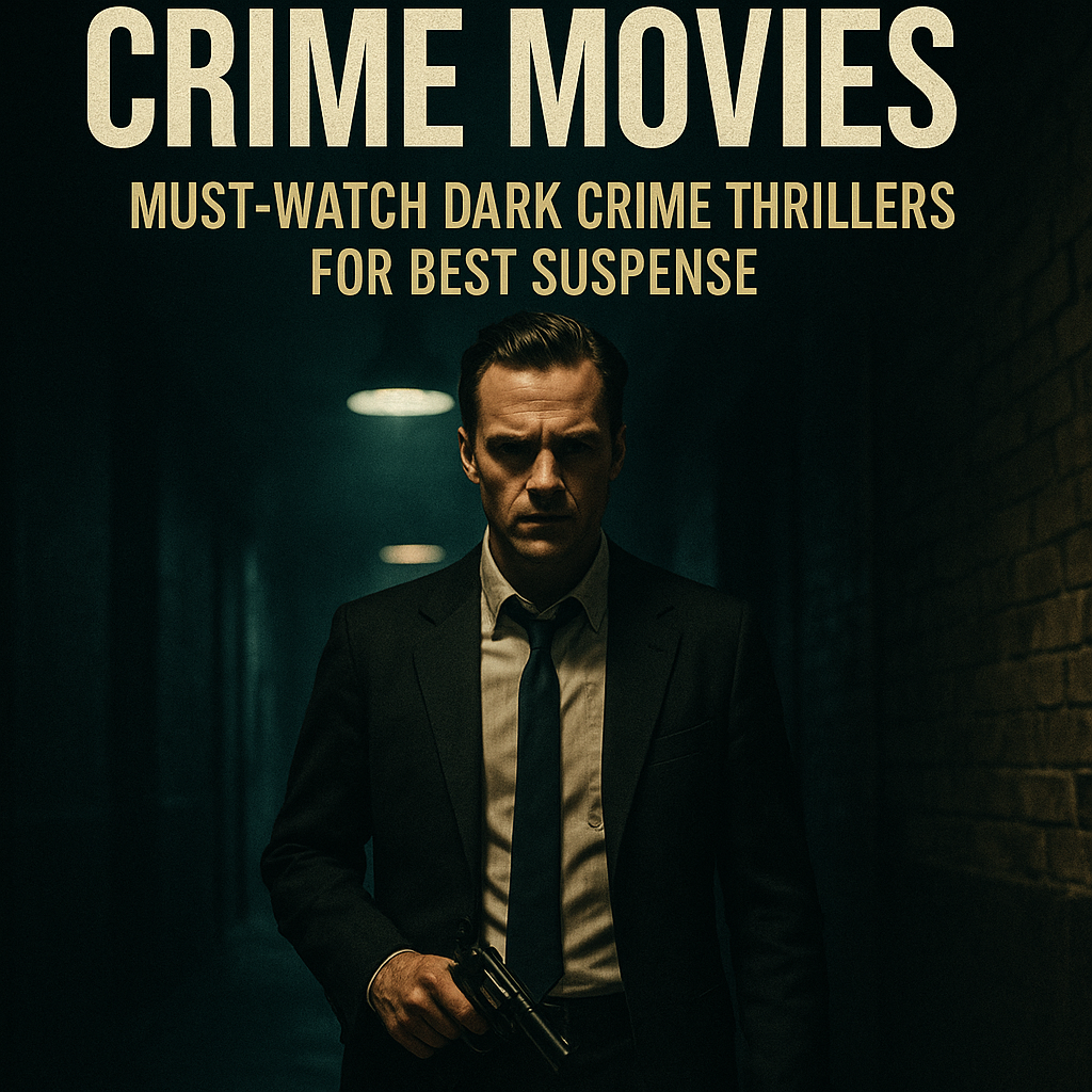 Illustration of Crime Movies: Must-Watch Dark Crime Thrillers for Best Suspense