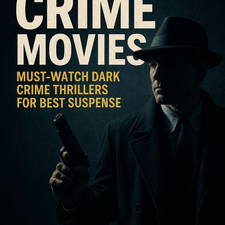 Illustration of Crime Movies: Must-Watch Dark Crime Thrillers for Best Suspense