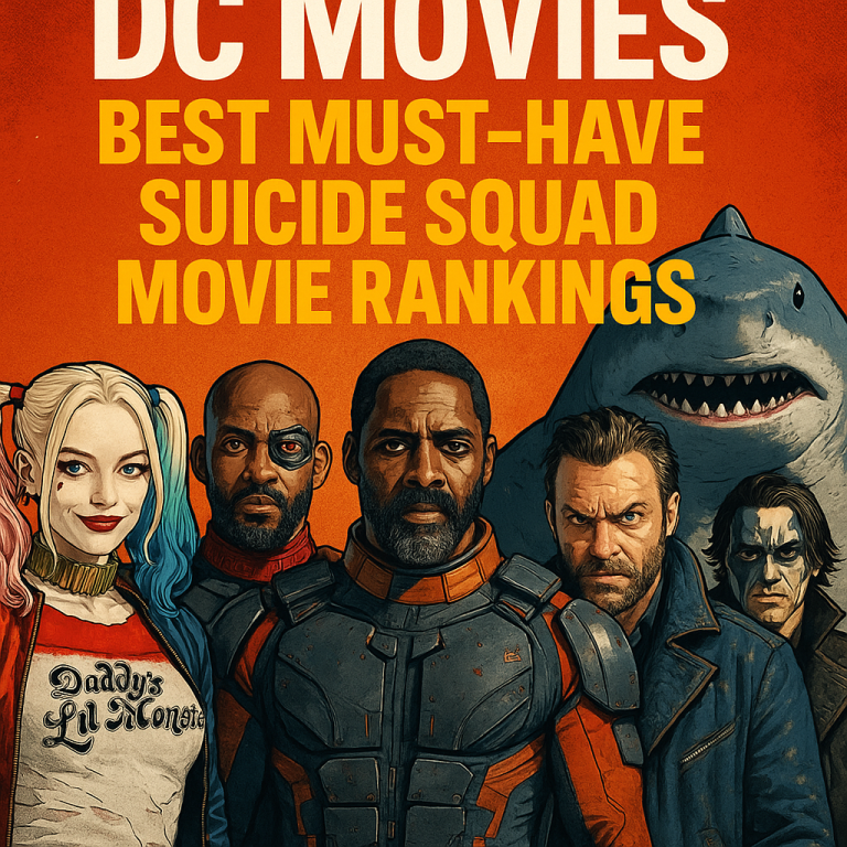 Illustration of dc movies: Best Must-Have Suicide Squad Movie Rankings