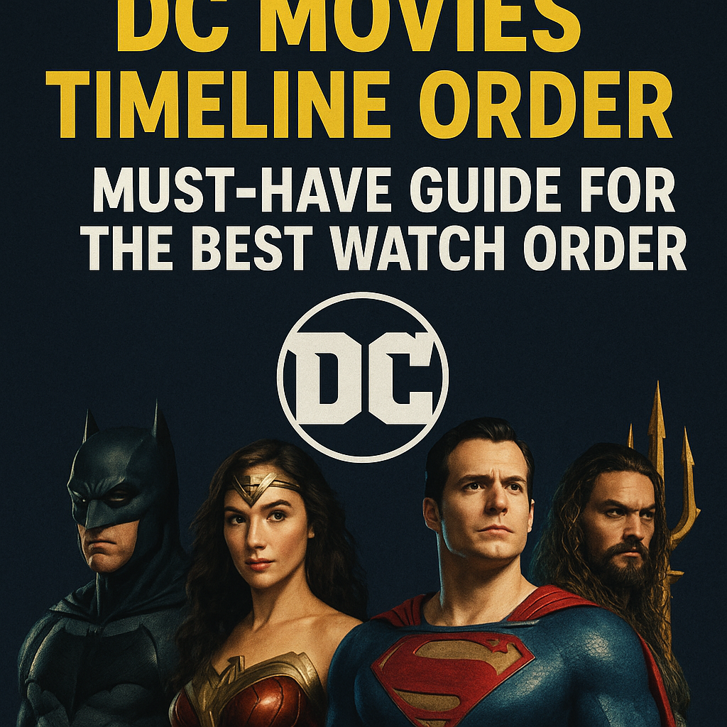 Illustration of DC Movies Timeline Order: Must-Have Guide for the Best Watch Order