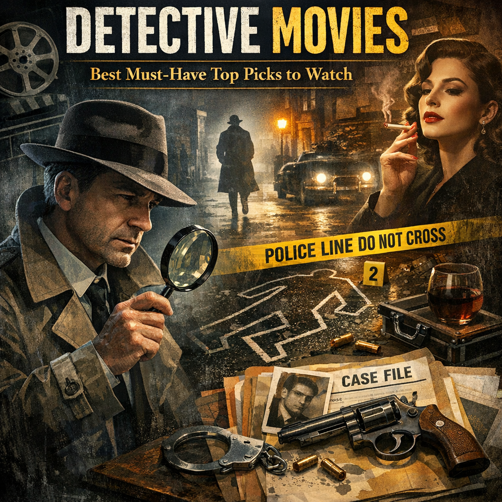 Illustration of Detective Movies: Best Must-Have Top Picks to Watch