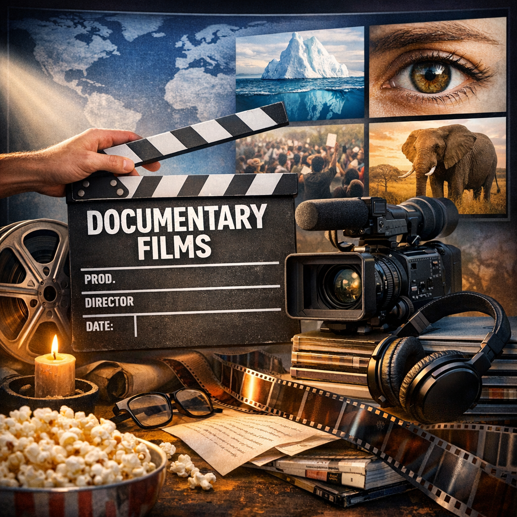 Illustration of Documentary Movies: Must-Have Best Top Documentary Films