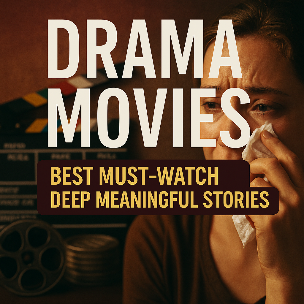 Illustration of Drama Movies: Best Must-Watch Deep Meaningful Stories