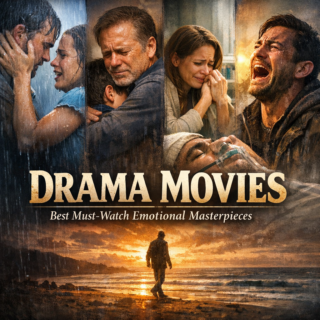 Illustration of Drama Movies: Best Must-Watch Emotional Masterpieces