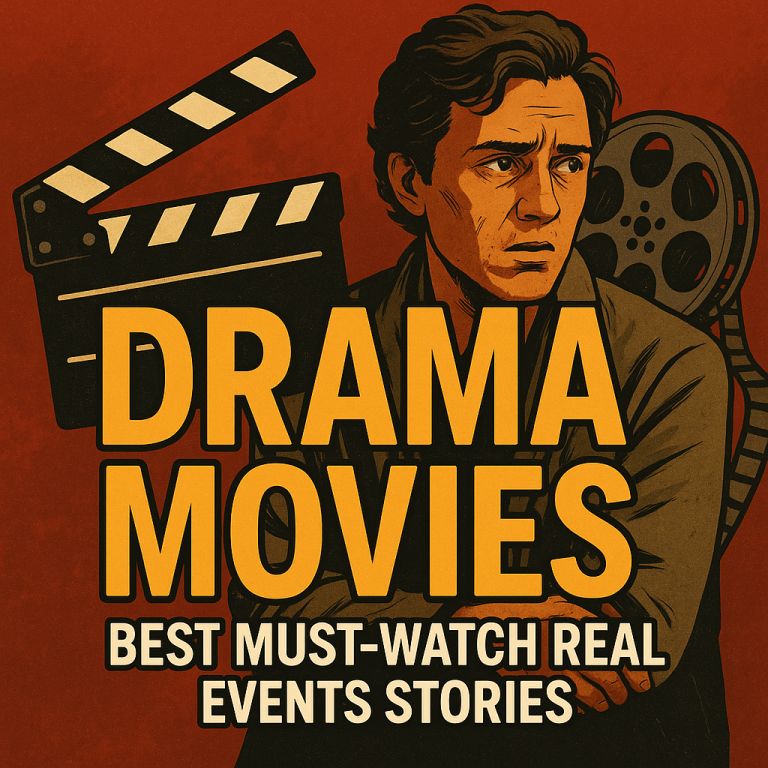 Illustration of Drama Movies: Best Must-Watch Real Events Stories