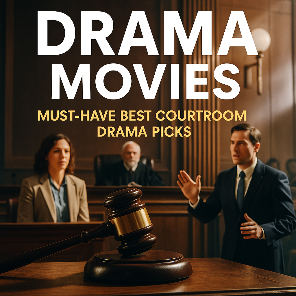 Illustration of Drama Movies: Must-Have Best Courtroom Drama Picks