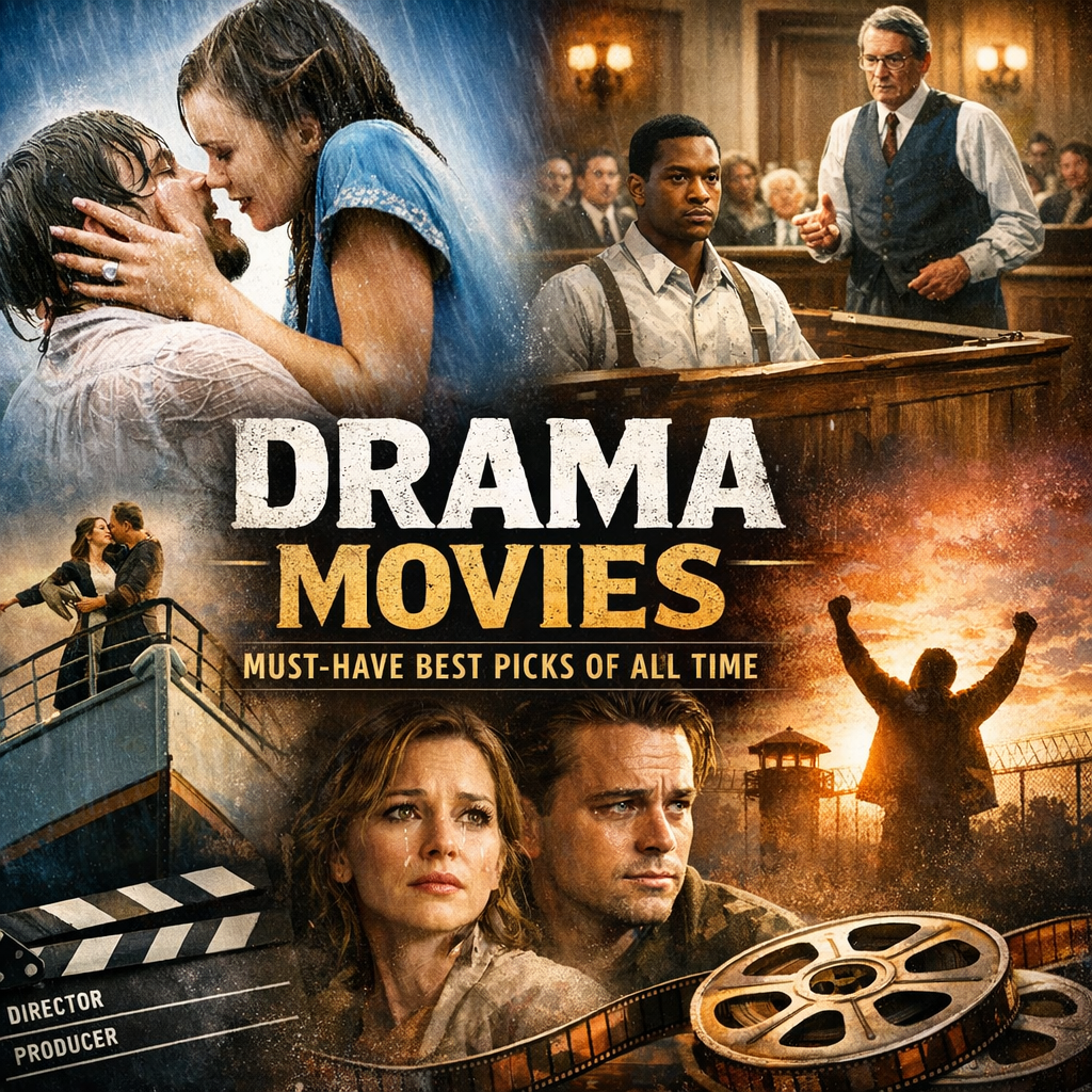 Illustration of Drama Movies: Must-Have Best Picks of All Time