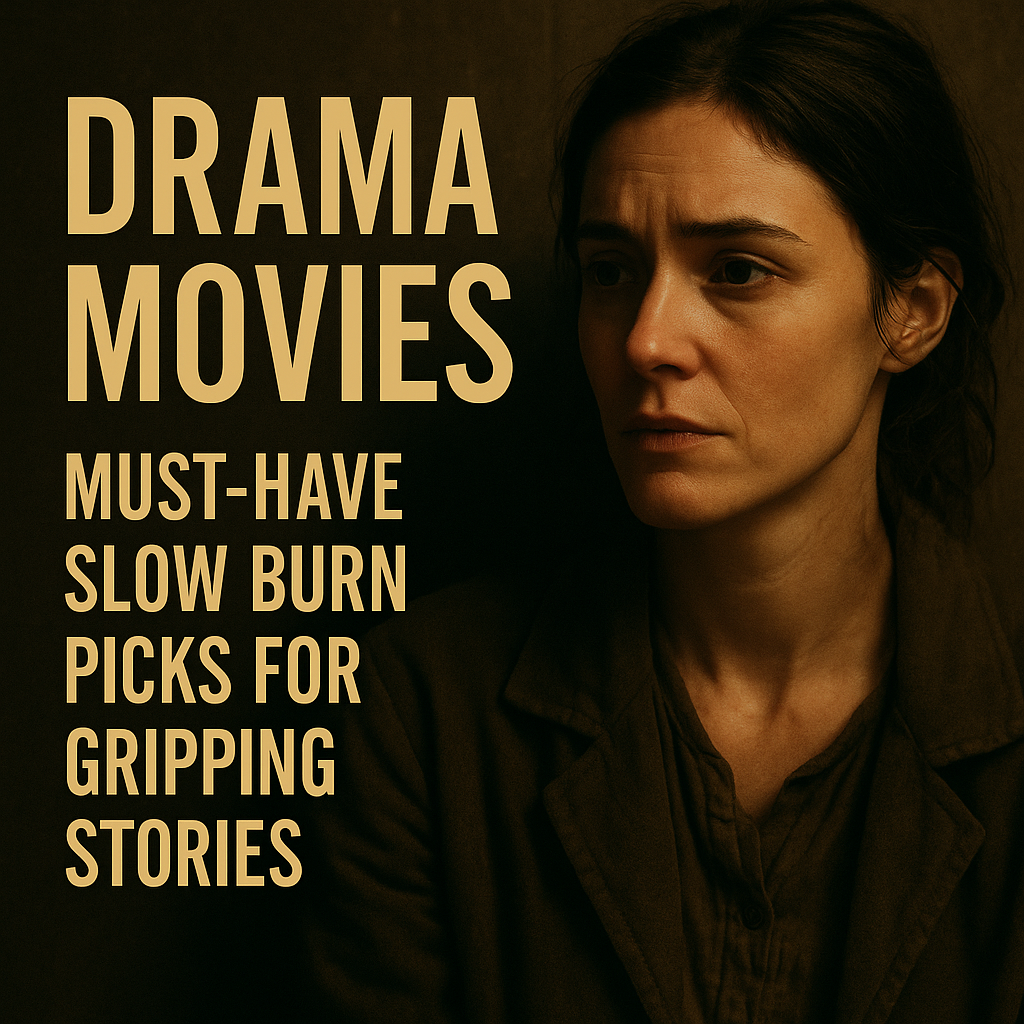 Illustration of Drama Movies: Must-Have Slow Burn Picks for Gripping Stories