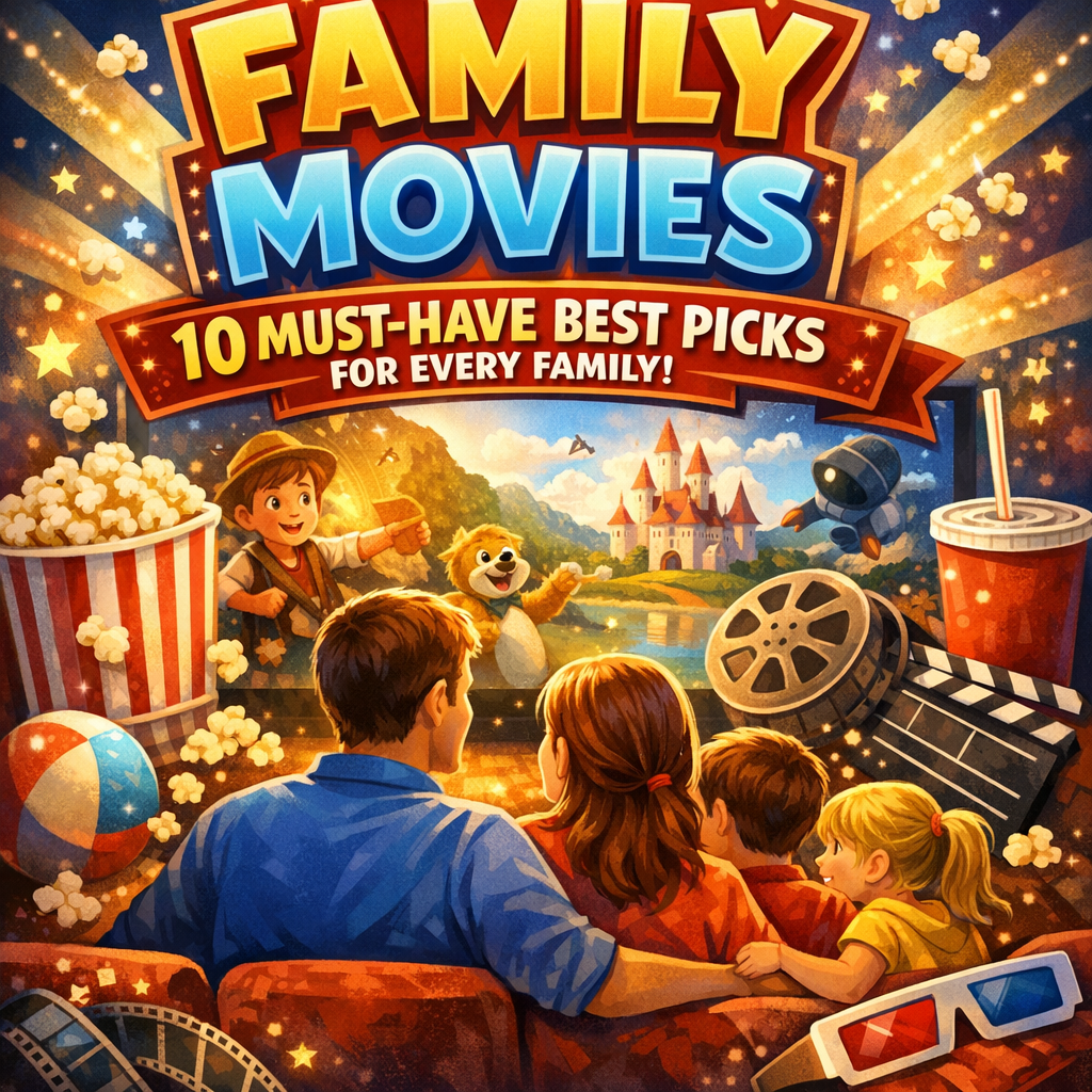 Illustration of Family Movies: 10 Must-Have Best Picks for Every Family