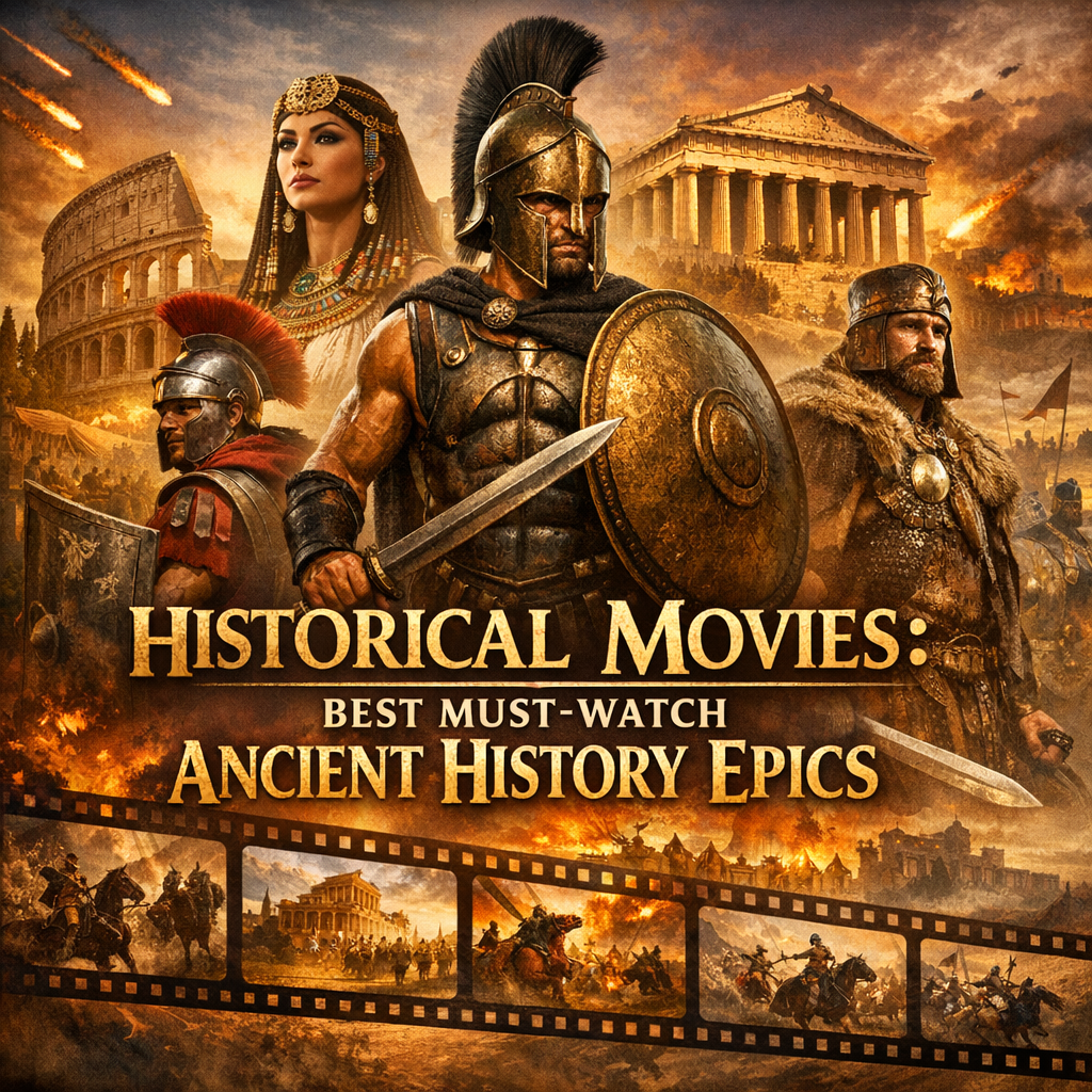 Illustration of Historical Movies: Best Must-Watch Ancient History Epics