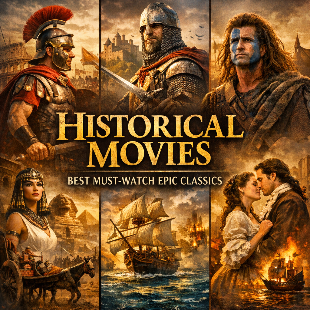 Illustration of Historical Movies: Best Must-Watch Epic Classics