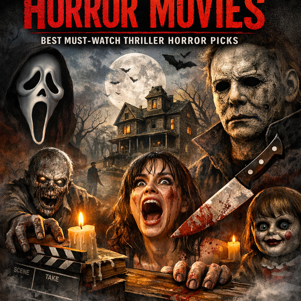 Illustration of Horror Movies: Best Must-Watch Thriller Horror Picks