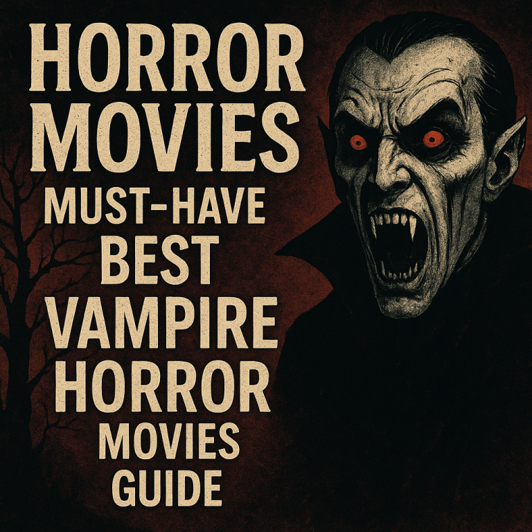 Illustration of Horror Movies: Must-Have Best Vampire Horror Movies Guide