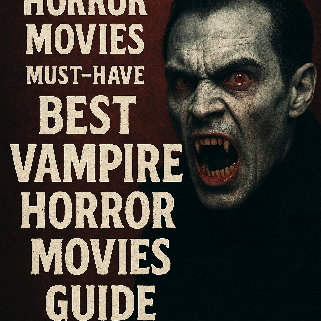 Illustration of Horror Movies: Must-Have Best Vampire Horror Movies Guide