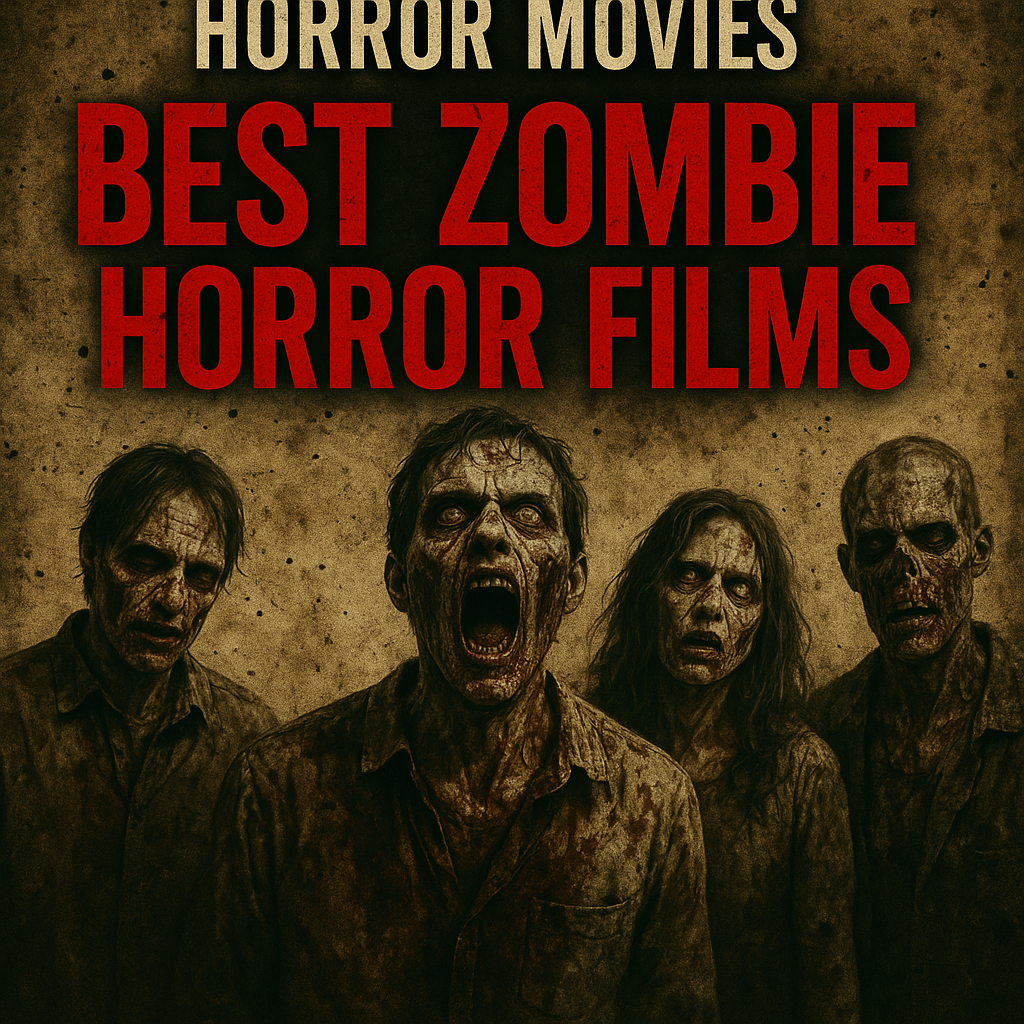Illustration of Horror Movies: Must-Have Best Zombie Horror Films