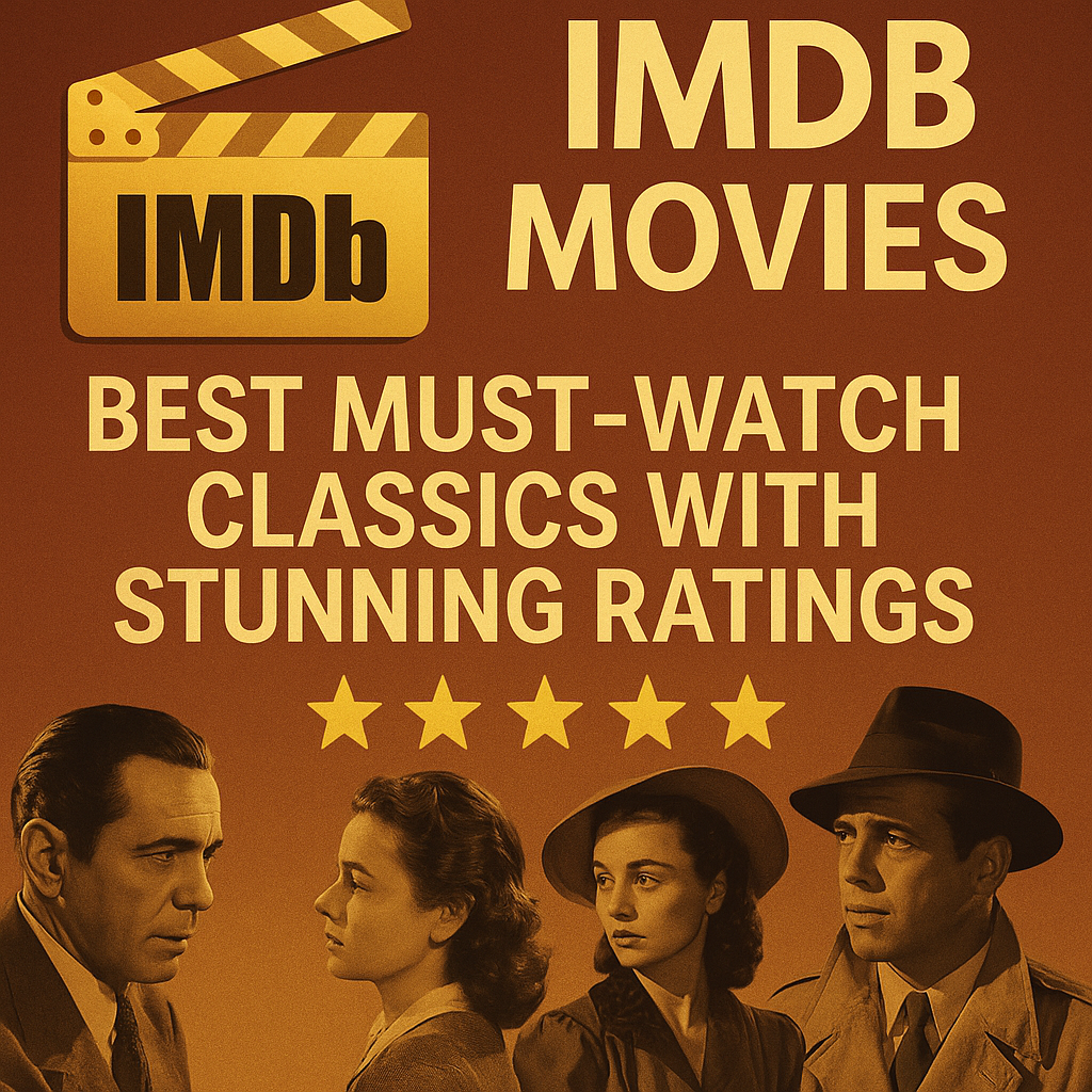 Illustration of IMDb Movies: Best Must-Watch Classics with Stunning Ratings
