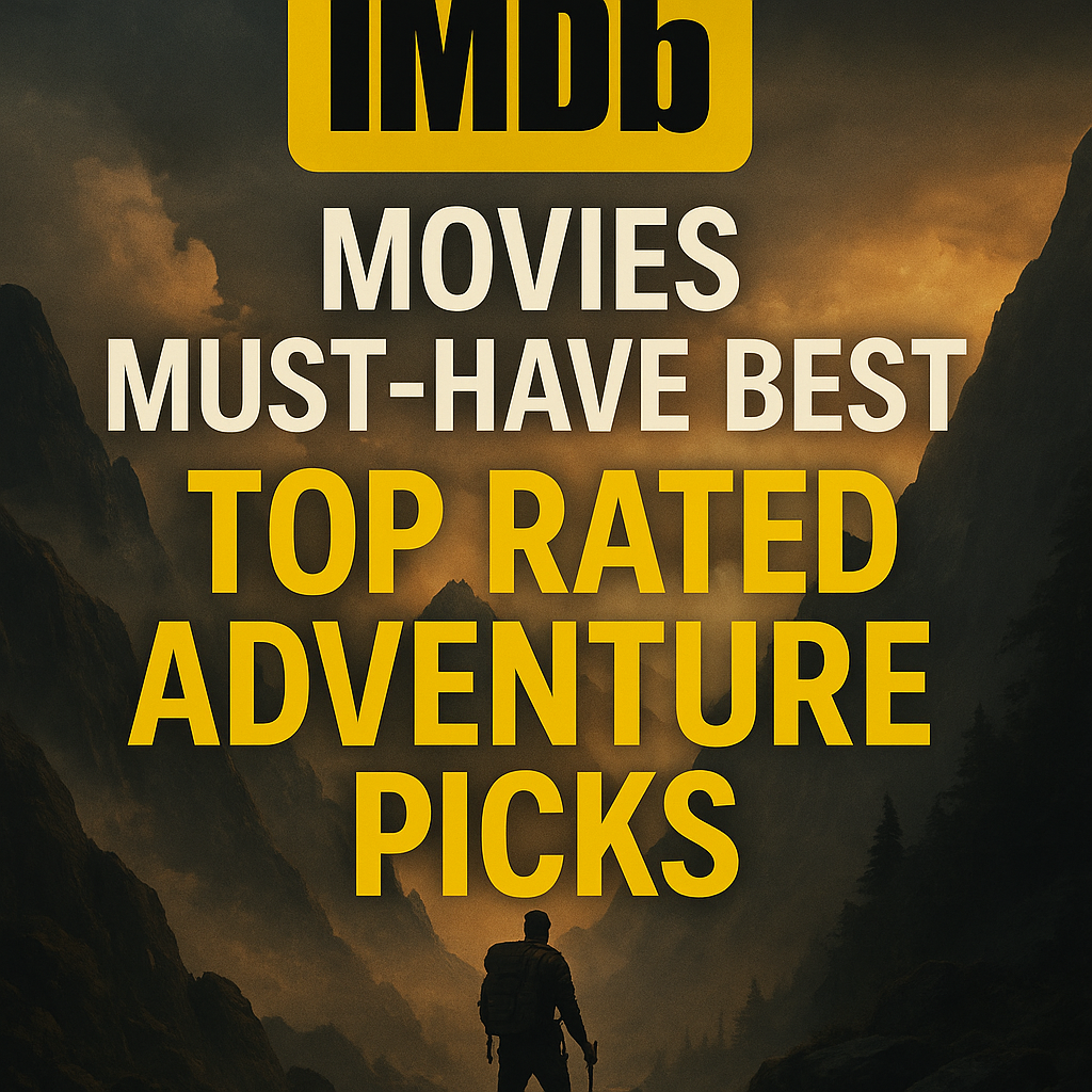 Illustration of IMDb Movies: Must-Have Best Top Rated Adventure Picks