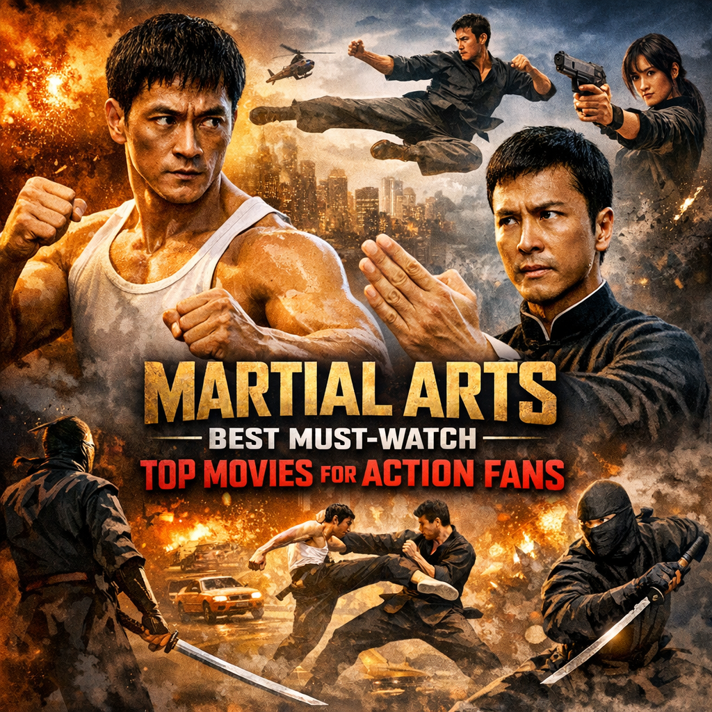 Illustration of Martial Arts Best Must-Watch Top Movies for Action Fans