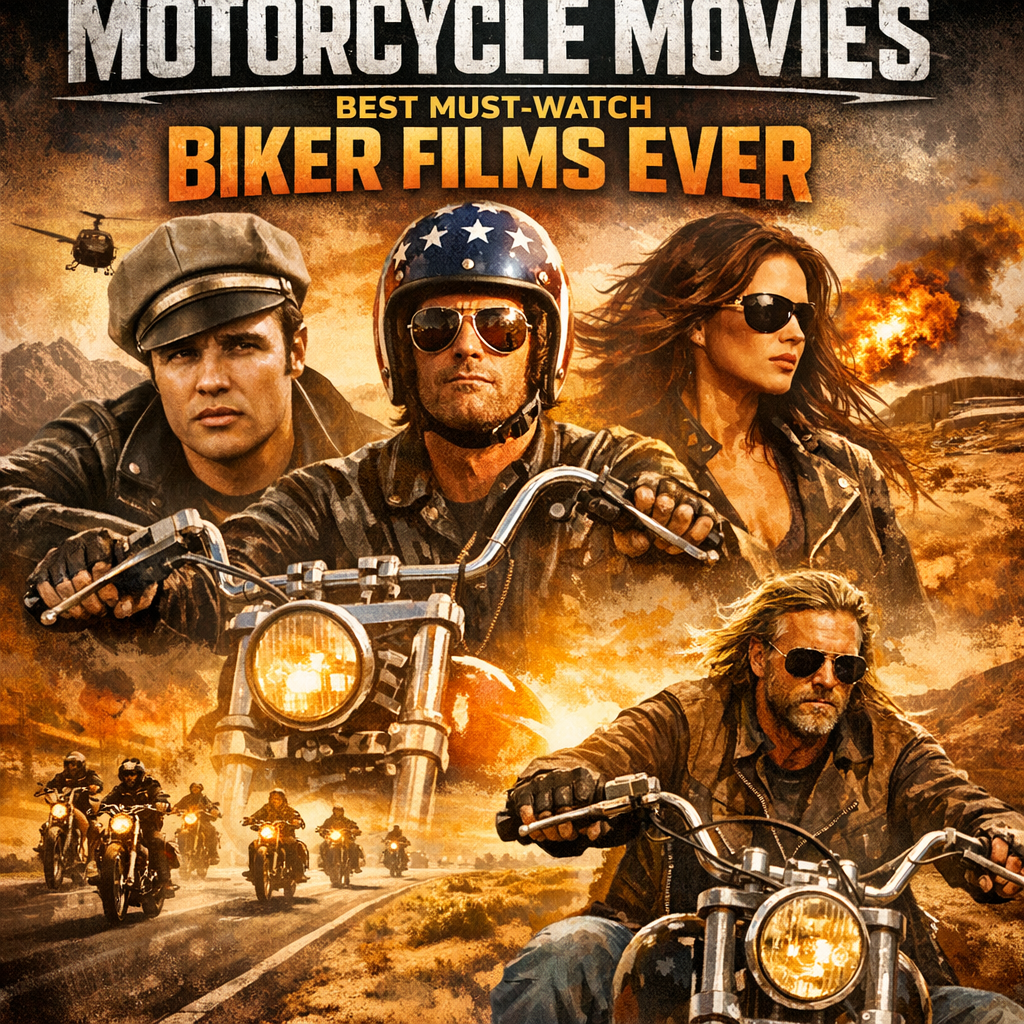 Illustration of Motorcycle Movies: Best Must-Watch Biker Films Ever