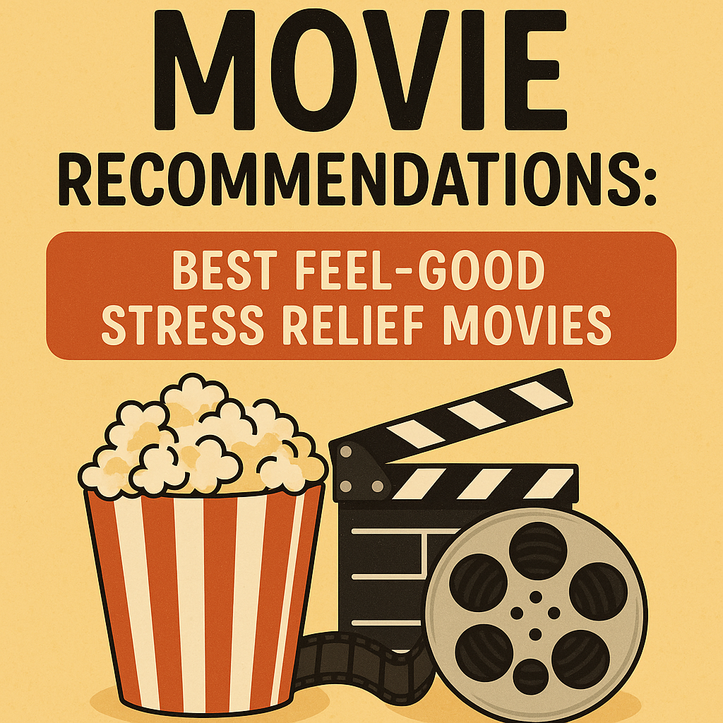 Illustration of Movie Recommendations: Best Feel-Good Stress Relief Movies
