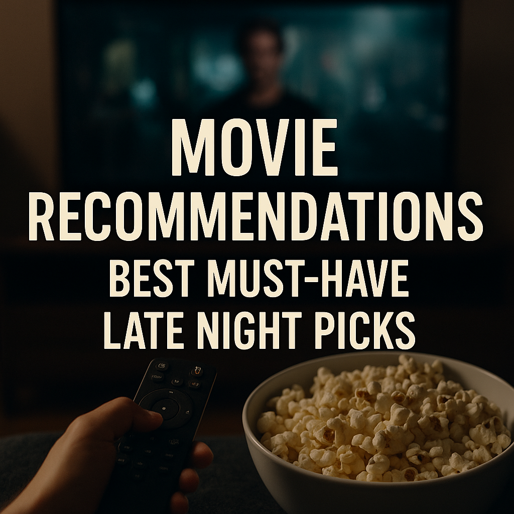 Illustration of Movie Recommendations: Best Must-Have Late Night Picks