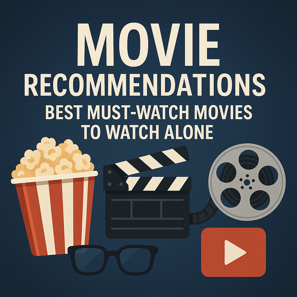 Illustration of Movie Recommendations: Best Must-Watch Movies to Watch Alone